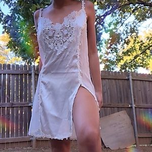 Silk Lacey Slip Dress